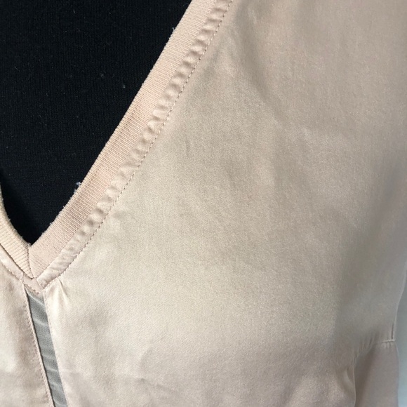 Fever silk top, lined, dusty nude pink color size M - Picture 4 of 10